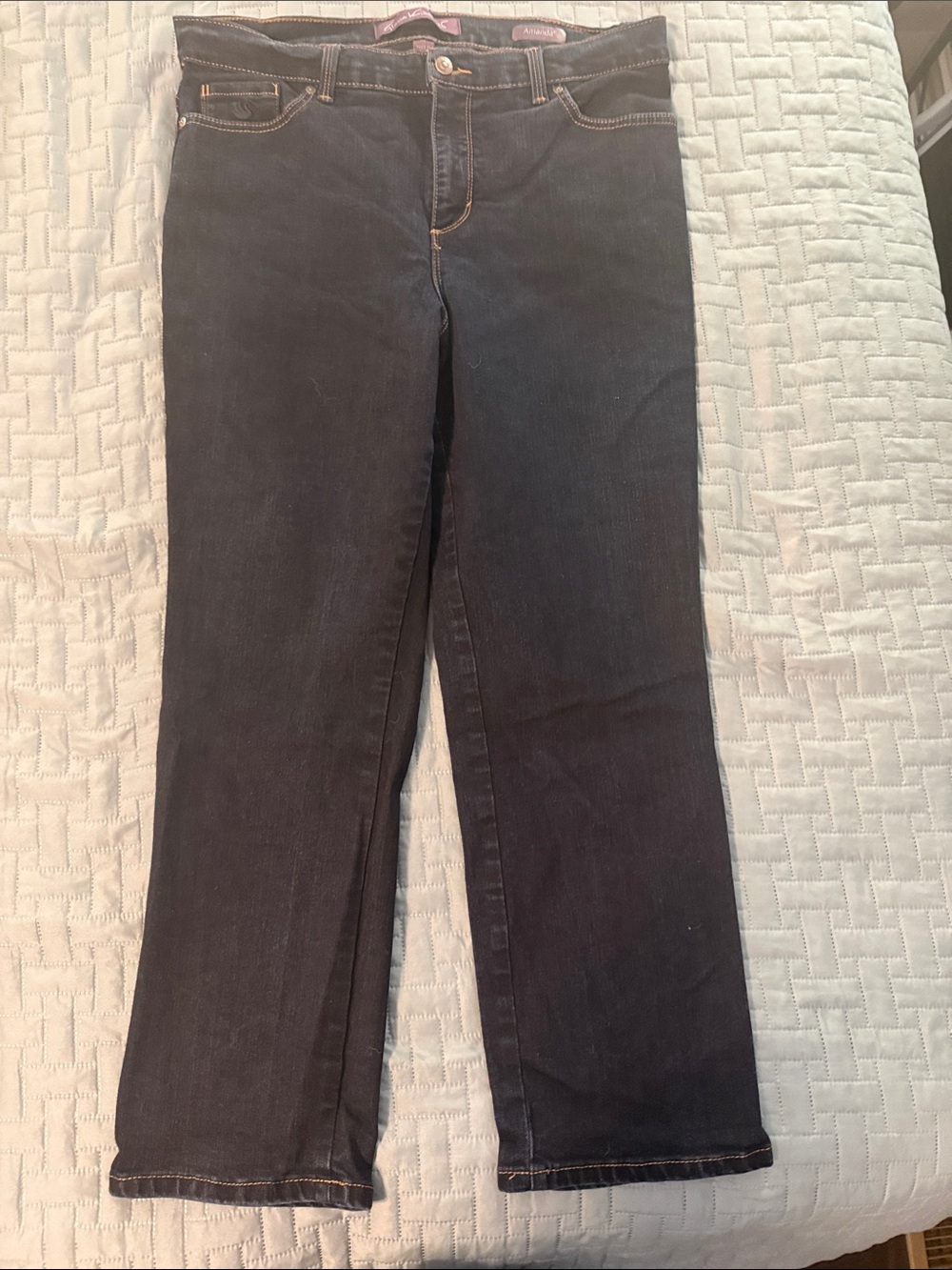 Gloria Vanderbilt Dark Black Bootcut Jeans